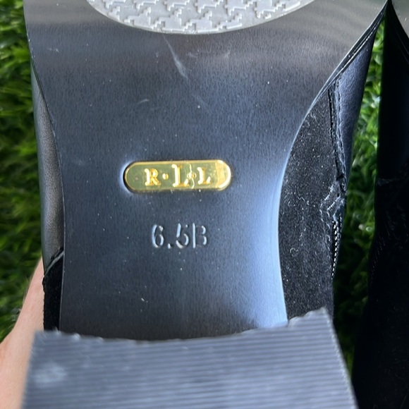 LAUREN RALPH LAUREN Darma Black Ankle Booties size 6.5 women’s - Picture 7 of 10